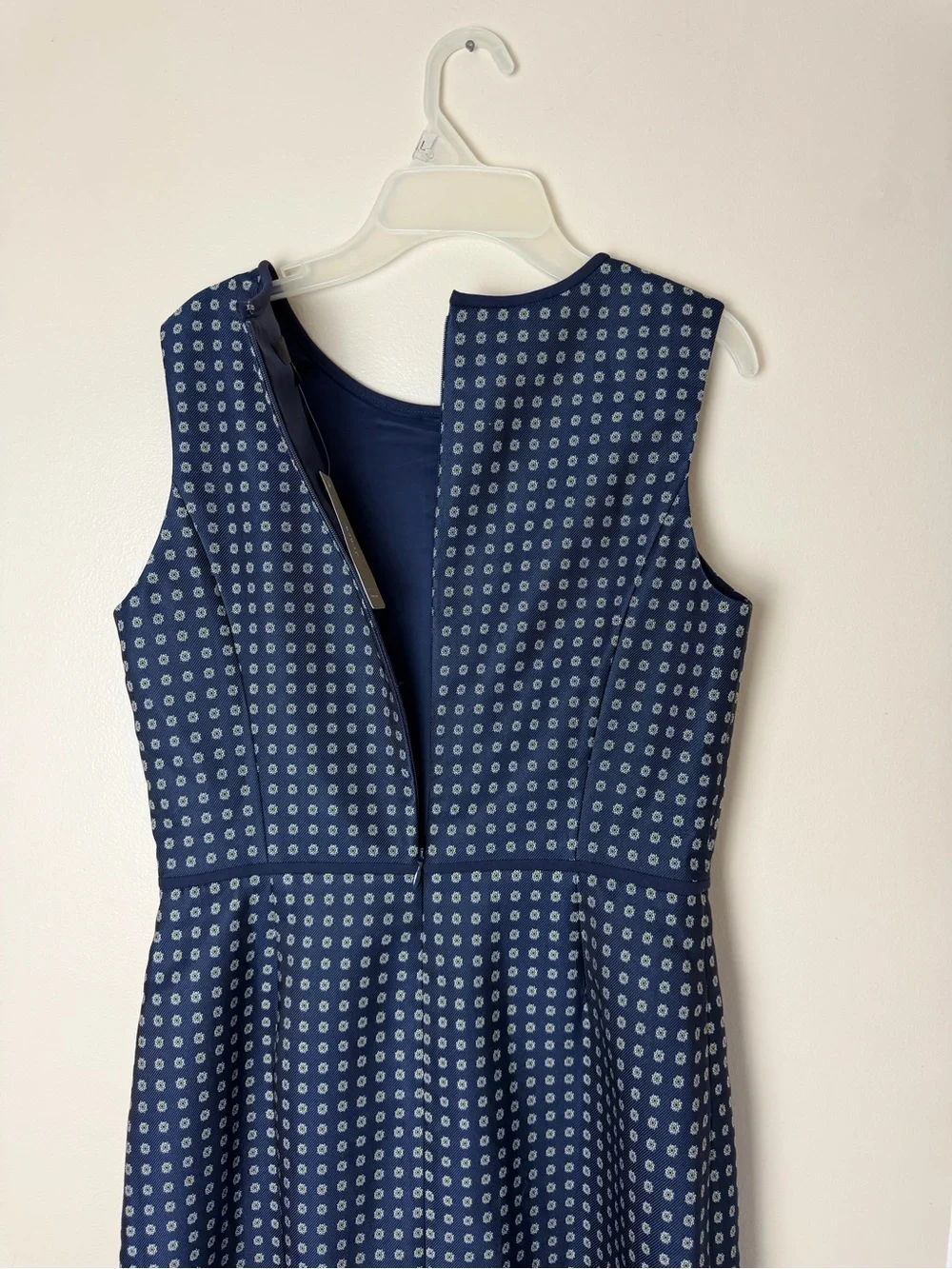 J.Crew Navy Capsule Wardrobe Sheath Dress Sleeveless Career Office Size 4 NWT